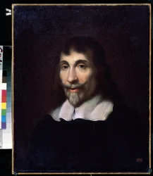 Portret mężczyzny. (Portret mężczyzny). Anonimowy obraz z XVII-wiecznej szkoły holenderskiej. Olej na płótnie. Muzeum Sztuki Michaiła Kroszyckiego, Sewastopol (Sewastopol) Ukraina
