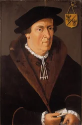 Portret Jana de Fevere, ok. 1540-59 (olej na desce)