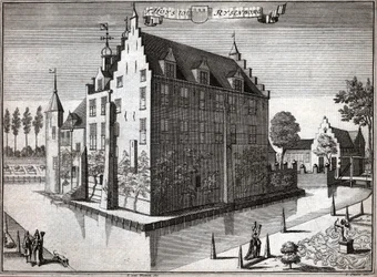 Zamek Rijsenburg. (rytownictwo