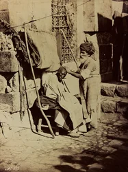 Album Damas et Baalbek : Syryjski fryzjer