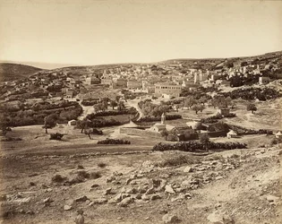 Panoramiczny widok na Nazaret, Izrael