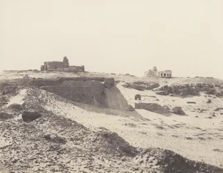 Asuan, Ruiny starożytnej zagrody arabskiej, na południowy wschód od miasta, 1851-52, druk 1853-54.