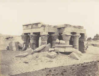 Kôm-Ombou Ombos, Widok ogólny ruin, 1851-52, druk 1853-54.