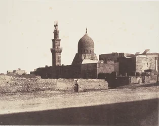 Le Kaire, Meczet Nâcéryeh, opublikowany w 1851 r.