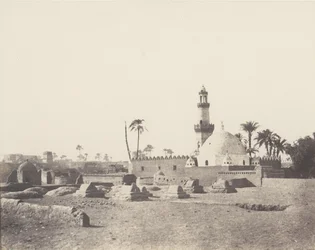 Souâdj, muzułmański cmentarz i grób Mouràd-Beya, 1851-52, wydrukowany w latach 1853-54.