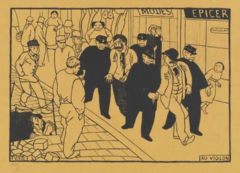 Au Violon Off to the dzban, 1893.