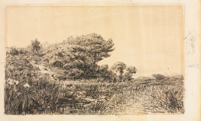 Edge of Marsh w Couronne, 1863.