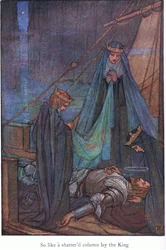 Więc jak rozbita kolumna leżał król (Morte D