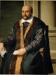 Portret mężczyzny w fotelu
