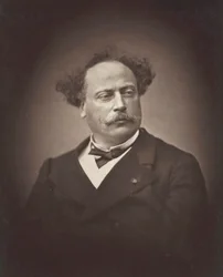 Alexandre Dumas, francuski powieściopisarz i dramaturg, 1824-1895, 187576.