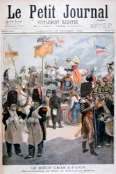 Uroczystości utuczonego wołu w Paryżu, 1896 r.