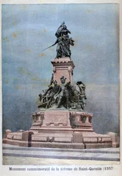 Pomnik obrony św. Quentina, 1557, 1896