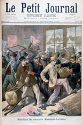 Bunt poborowych Alsaciens-Lorraine, 1896