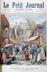 Tananarive Antananarivo, stolica Madagaskaru, 1895