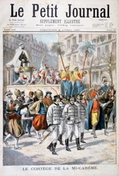 Procesja w połowie Wielkiego Postu, 1897