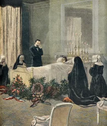 Cecile Carnot na łożu śmierci