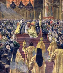 Koronacja cara Rosji Mikołaja II i carycy Aleksandry