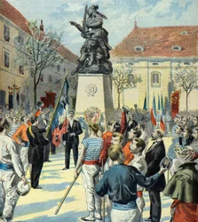 fetes commemoratives a Belfort en 1896 (rycina)