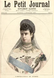 Cesarzowa Rosji, z „Le Petit Journal”, 7 lutego 1891 r.