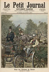Ofiarom obowiązku: Bitwa kwiatów, z „Le Petit Journal”, 13 czerwca 1891