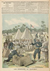 Pudełka noworoczne w Dahomeju, z „Le Petit Journal”, 31 grudnia 1892 r.