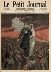 Spowiedź: Otto von Bismarck (1815-98) ze Śmiercią, z „Le Petit Journal”, 17 grudnia 1892