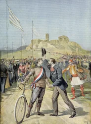 Igrzyska Olimpijskie w Atenach, z „Le Petit Journal”, 26 kwietnia 1896 r.