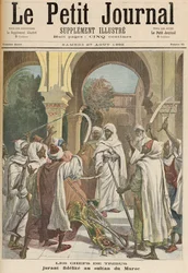 Przywódcy plemienni przysięgający wierność sułtanowi Maroka, z „Le Petit Journal”, 27 sierpnia 1892