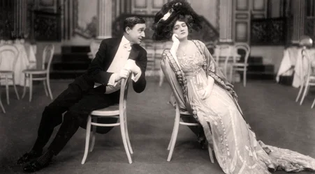 Lily Elsie i Joseph Coyne w Wesoła wdowa, 1907.