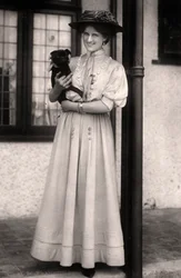 Zena Dare 1887-1975, angielska aktorka, początek XX wieku.