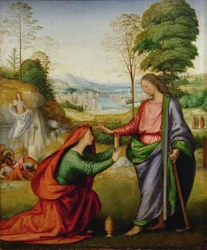 Noli me tangere - Święta Maria Magdalena spotyka Chrystusa po Jego zmartwychwstaniu ...