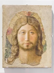 Głowa Chrystusa, połowa XV wieku (fresk)