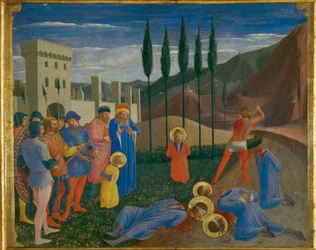 Le martyre de saints Cosme et Damien - Męczeństwo świętych Kosmy i Damiana ...