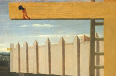 Lament nad Martwym Chrystusem Giovanniego da Fiesole znanego jako Fra Angelico (1400-około 1455), tempera na drewnie