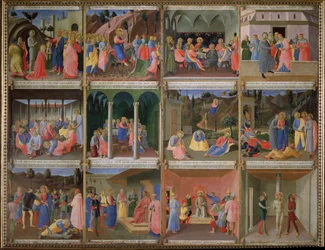 Życie Chrystusa - Tempera na drewnie