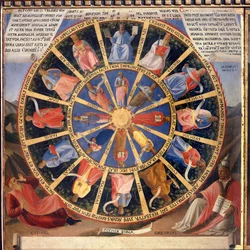 Życie Chrystusa: wizja Ezechiela, Armadio degli Argenti. (Tempera na drewnie