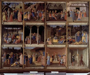 Sceny z życia Chrystusa z Gabinetu Świętych Waz lub Gabinetu Ex-Voto Srebra Kościoła Santissima Annunziata 1450-1453 (tempera na drewnie)