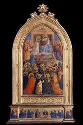 Koronacja Marii Panny. Relikwiarz dla Santa Maria Novella