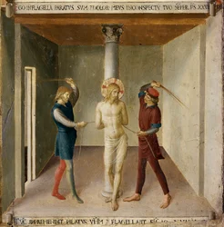 Chłosta. Życie Chrystusa, Srebrna Szafa. (Tempera na drewnie