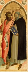 Święty Jan Chrzciciel i święty Dominik