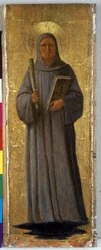 Św. Bernard z Clairvaux, ok.1435-40 (tempera na drewnie topoli)