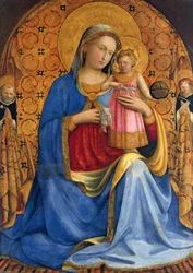 Madonna z Dzieciątkiem ze świętymi Dominikiem i Piotrem Męczennikiem Madonna dell Umilitá, ca. 1433