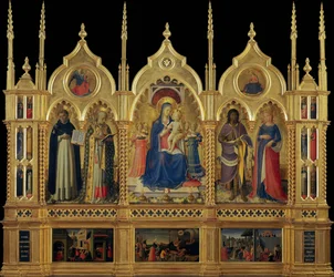 Maryja z Dzieciątkiem i świętymi Ołtarz Perugii, ok. 1437.