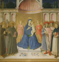 Święta rozmowa Pala von Bosco ai Frati, c. 1450.