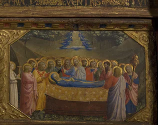 Śmierć Dziewicy Retabulum Zwiastowania z 5 scenami Predelli, 1430-1432