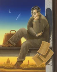 Szostakowicz (1906-75) 2003 (olej i tempera na desce)