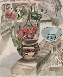 River Garden (akwarela na papierze)