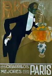 "Najlepsze papierosy to te z Paryża", XX wiek (plakat)