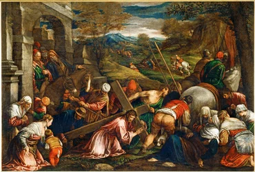La Montee au Calvaire - Jezus Chrystus niosący krzyż ...