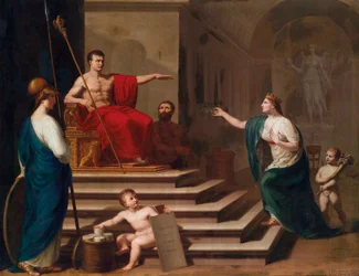 Alegoria Napoleona jako wyzwoliciela Włoch 1797